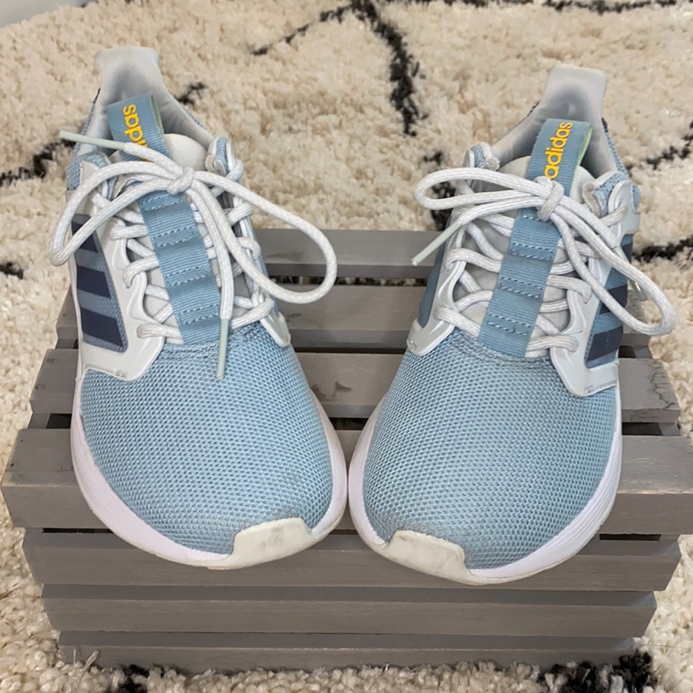 Light Blue Adidas Tennis Shoes Size 7